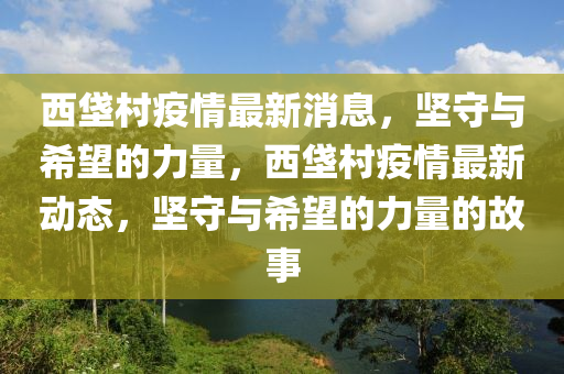 東莞市世佑電子有限公司西垡村疫情最新消息，堅(jiān)守與希望的力量，西垡村疫情最新動態(tài)，堅(jiān)守與希望的力量的故事